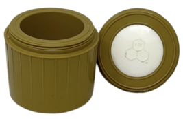Vintage Bee Plastics" Its A Honey Bee" 8 oz. Soup Beverage Thermos -  PEA GREEN image 3