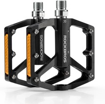 Rockbros Mountain Bike Pedals Mtb Pedals With Reflective Strips Bicycle ... - $44.97