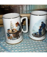 Set of two Norman Rockwell cups - $26.88 CAD