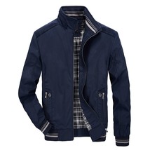 Spring and Autumn New Pure Cotton Washed Middle-aged Outdoor Jacket Men&#39;s Work C - £128.03 GBP