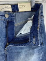 Universal Thread Womens Jeans Stretch Size 00 Patch Skinny Blue Denim Distressed - £16.43 GBP