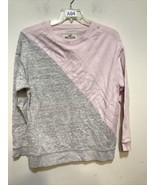 Hollister Sweater Women Size S Small Pink and Gray - £6.41 GBP
