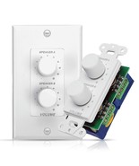 Pyle in Wall Speaker Volume Control - Home Audio Smart 2-Channel A/B Dua... - £33.80 GBP