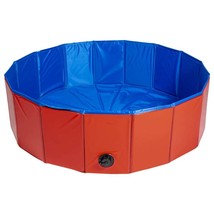 Animal Boulevard Pet Pool Cooling L 100x100x30 cm Red/Blue - £26.59 GBP