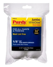 Purdy 140624010 WhiteDove™ Jumbo Mini Roller Cover 4‐1/2” x 1/4” 2-Pack - $8.89