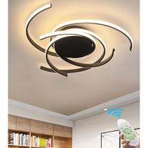 Led Bedroom Light Modern Chic Design Flush Mount Ceiling Lamp Dimmable Acrylic P - £118.29 GBP