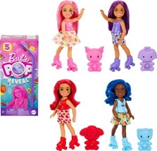 Pop Reveal Fruit Series Chelsea Doll with 5 Surprises Including Pop-It Pet, Scen - £24.50 GBP