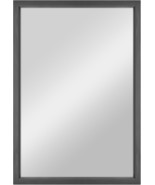 MCS 38.5x26.5” Mercer Black Wall Mirror, Rectangle, Vertical or Horizont... - $713.82 MXN