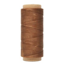 Round Waxed Thread For Leather Sewing - Leather Thread Wax String Polyester Cord - £15.79 GBP