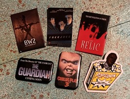 Vintage 1990&#39;s Horror Movie Pinback Collection - £31.64 GBP