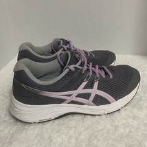 Asics Womens Size 8 Gel Contend 6 1012A570 Gray/pink Running Shoes Sneakers - $27.11
