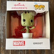 Hallmark Funko Pop Marvel Guardians of the Galaxy Groot Christmas Tree Ornament - £14.38 GBP