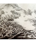 Battle Of Kenesaw Mountain During The Civil War 1899 Victorian Print DWV7C - $40.73 CAD