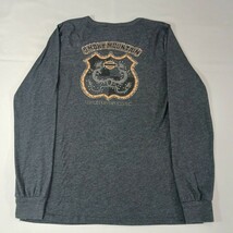Harley Davidson Shirt Women’s Large Gray Long Sleeve Smoky Mountain Tennessee image 15