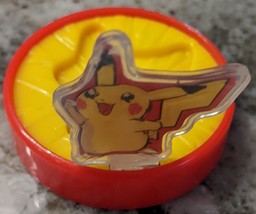 2014 Pokémon McDonald’s Pikachu Toy Pop Up Red Yellow Pokémon Slider Disc Only - £7.95 GBP