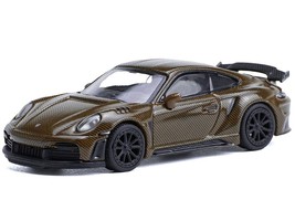 992 Stinger GTR Brown Carbon 1/64 Diecast Model Car by Pop Race - $31.52