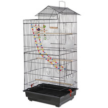 39&quot; Roof Top Large Bird Cage Parrot Cockatiel Conure Parakeet Bird Cage - £54.25 GBP