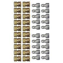 20-Pack Quick Connect To 3/8&quot; Female and Plug 3/8&quot; Female Stainless - £100.99 GBP