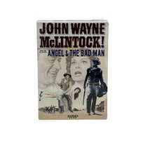 NEW John Wayne McClintock, Angel &amp; The Bad Man - 2 DVD SET Unopened - £12.50 GBP