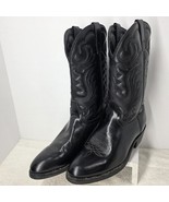 Guide Gear 12&quot; Cowboy Boots Men&#39;s SIZE 11 Black Leather Western 223925-103 - $1,156.21 MXN