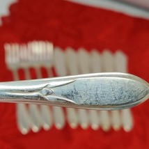 11X WM Rogers Silverplate Flat Butter Spreader Knife Cocktail Forks Pick... - $14.98