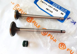 FOR Honda XL100 XL125 SL100 SL125 TL125 CT125 Inlet + Exhaust Valve + St... - $17.76