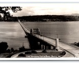RPPC Lake Washington Floating Bridge Seattle WA Ellis Photo 1004 UNP Pos... - $5.89