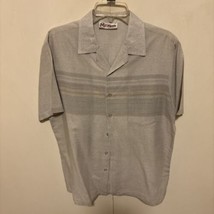 Vintage Mr. California collar Striped Button Up Mens  Large USA 60s 70s - $64.35