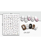 Nail art 3D stickers decal Pretty cute cat and cat paw CA537 - $3.29