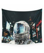 Society6 Night Life with Astronaut Wall Tapestry 51&quot; x 60&quot;, New - $28.12