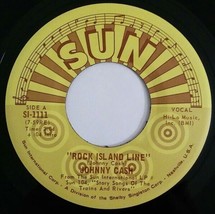 1970 Johnny Cash Sun Records Rock Island Line Next In Line SI1111 45 Jukebox Vtg - £15.27 GBP