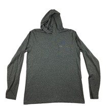 Vineyard Vines Edgartown T-Shirt Mens S Gray Long Sleeve Hoodie Logo Lightweight - £19.58 GBP