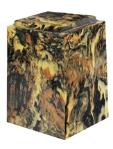 Large/Adult 220 Cubic Inch Windsor Antique Gold Cultured Marble Cremation Urn - £187.04 GBP