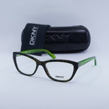 DKNY DY4665 3673 Havana/Transparent Green 53mm Eyeglasses New Authentic - £69.65 GBP