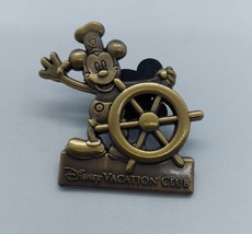 Genuine Disney Vacation Club Steamboat Willie Exclusive Mickey Mouse Trading Pin - £11.86 GBP