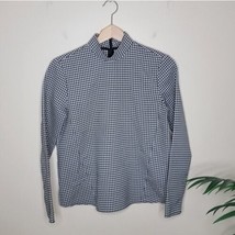 Zara Woman | Houndstooth Mockneck Top, size small - £12.16 GBP