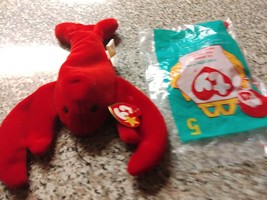 TY McDonald&#39;s Teenies and Beanie Babies Pinchers The Red Lobster 2 Pc. Set (Teen - £11.94 GBP