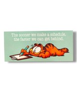 Vintage Garfield Poster 9&quot;x4&quot; Office Classroom Motivational Humor Jim Da... - £11.77 GBP
