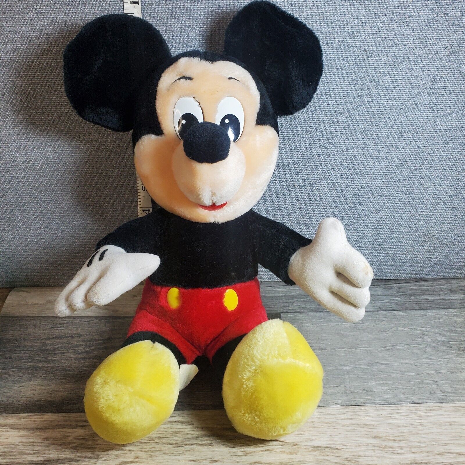 Vintage Mickey Mouse 1980's? Plush DisneyLand Disneyworld Sri Lanka Sitting - £15.53 GBP