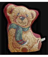 Bear Pillow Doorstop Weighted Tapestry Style Vintage Cottagecore Country... - $45.68 CAD
