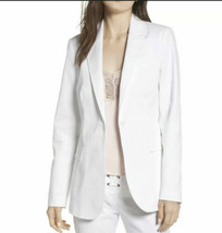 Rebecca Minkoff Merilee One Button Jacket Blazer Stretch Cotton Sz 6 New - £170.90 GBP