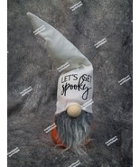 Cute Halloween Themed Decor Plush Gnome &quot;Let&#39;s Get Spooky&quot; Fall Decorati... - $274.15 MXN