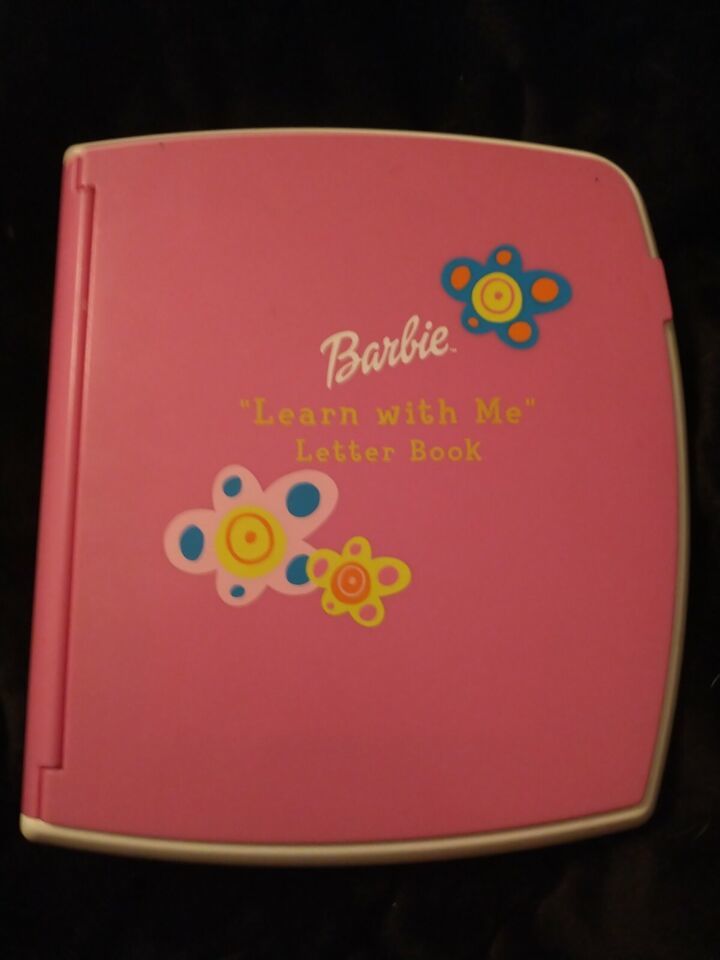 Barbie Learn with Me Letter & Word Book BE-737 2001 Mattel Electronic Notebook - $10.12