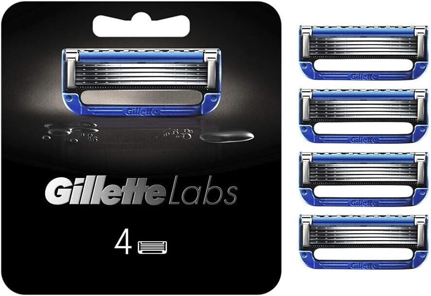 Primary image for Gillette Labs heated razor spare blade (4 pieces) shaving razor men's