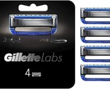 Gillette Labs heated razor spare blade (4 pieces) shaving razor men&#39;s - $36.80