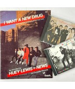 Huey Lewis and the News New Drug Vtg Sheet Music + Greatest Hits Hard Pl... - £22.76 GBP