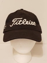 Titleist Mens Golf Hat Geneva Advisors Black Adjustable Size - £7.98 GBP