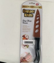 Copper Stainless Steel Knife (Stays Sharp Forever) *As Seen on TV* - £8.67 GBP