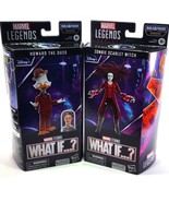 Hasbro Marvel Legends What If Zombie Scarlet Witch Figure &amp; Howard The D... - $783.43 MXN