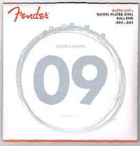 Fender Super 250&#39;s Nickel-Plated .009-.042 Electric Guitar Strings - £5.99 GBP